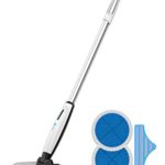 Rollibot M6 2 in 1 Floor Scrubber – Cordless Rotating Electric Mop Spinning Hard Floor Cleaner or Polisher Works On Laminate, Wood, Linoleum, Tile, Marble, and More – Rechargable