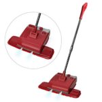 Cordless Floor Cleaner, EVERTOP Electric Wax Polisher Dry Wet Mop for Hardwood Floor, Tile, Marble, Granite (Red)