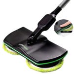 Electronic Wireless Mop,3 in 1 Cordless Spin Floor Cleaner for All Surfaces – Rechargeable Powered Floor Cleaner Scrubber Polisher Mop with 2 Microfiber Pads and 2 Polisher Pads for Indoor Use