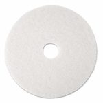 3M Commercial 8481 17″ WHT POL FLR Pad, White