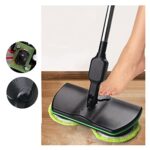 ROBAUN Cordless Electric Spinning Mop, 3 in 1 Rechargeable Powered Floor Cleaner Scrubber Handheld Floor and Carpet Polisher Mop