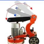 TECHTONGDA Concrete Floor Grinder Polishing Machine for Epoxy Ground Hand Push for Restore New and Old Ground 220V