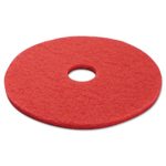 Boardwalk BWK4017RED Standard Buffing Floor Pads, 17″ Diameter, Red (Case of 5)